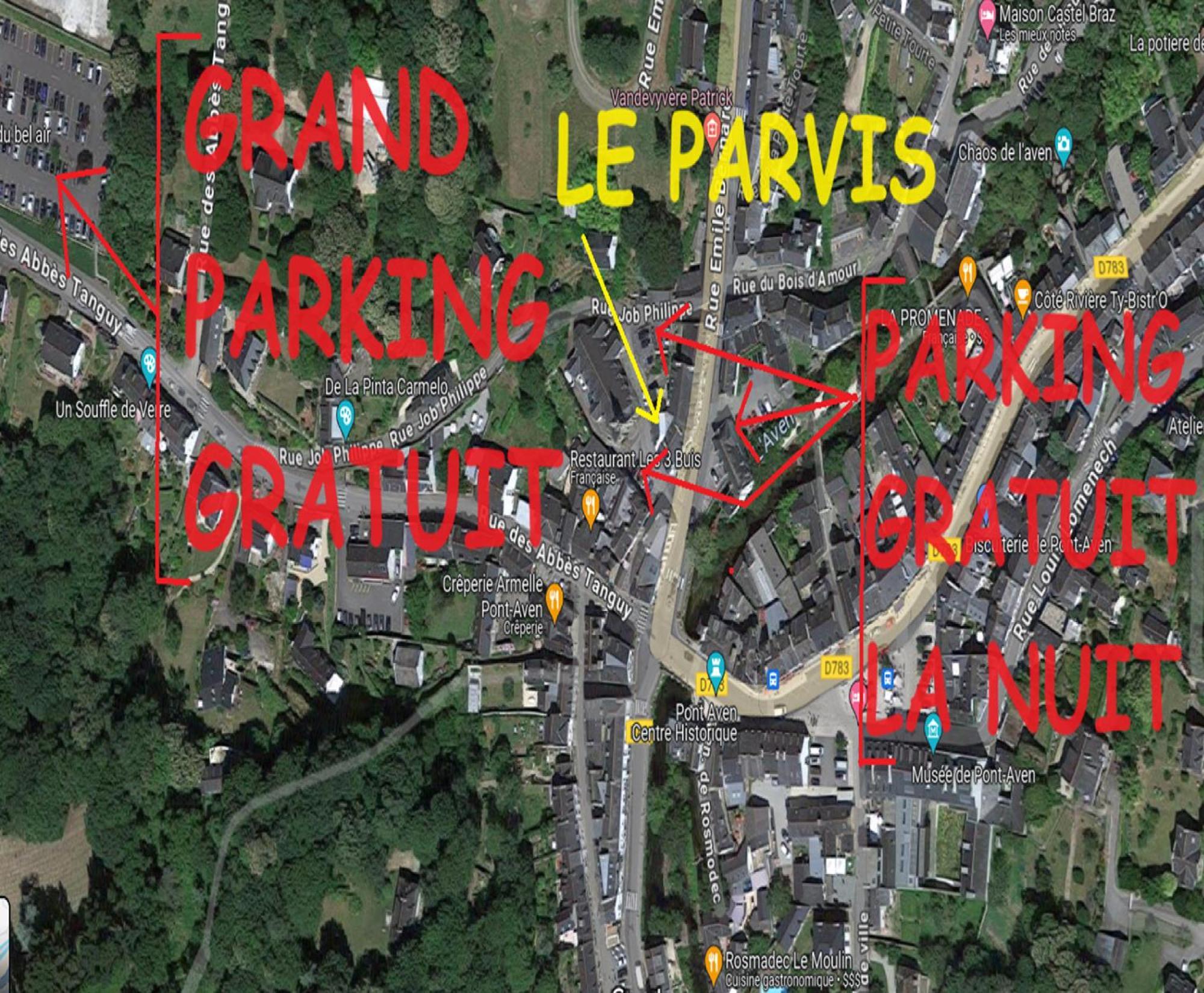 Apartmán Le Parvis De Pont-Aven Exteriér fotografie